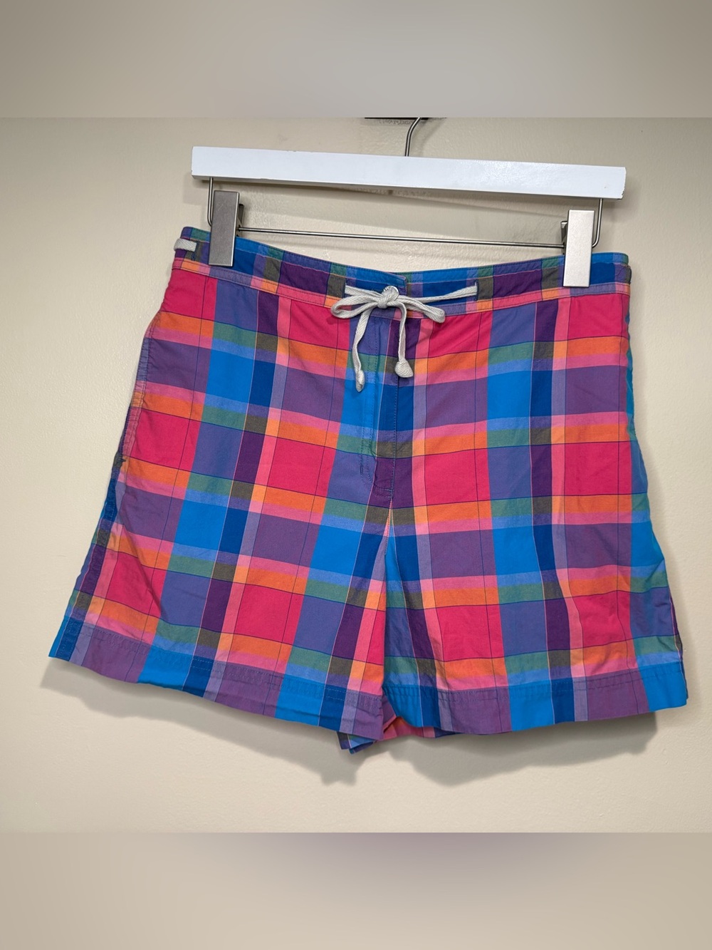 Lauren Ralph Lauren preppy plaid shorts Y2K